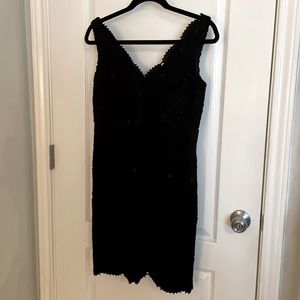 Black lace cocktail dress in perfect condition
